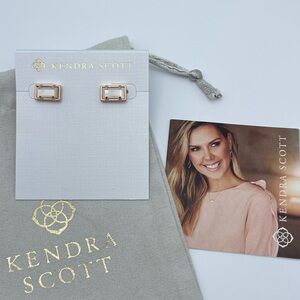 NWT ✨ Kendra Scott Paola Rose Gold MOP Earrings